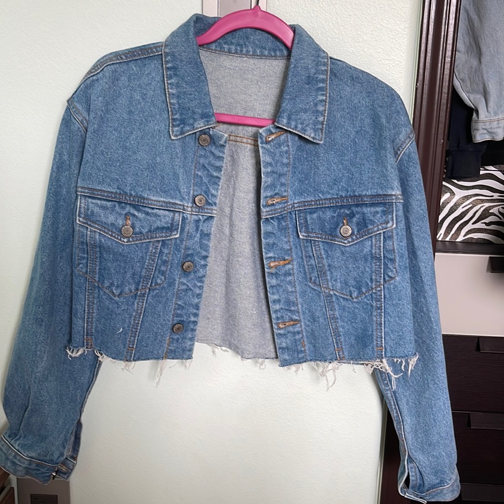 Brandy Melville Crop Jean Jacket